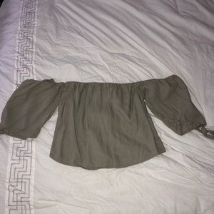 Off the shoulder top